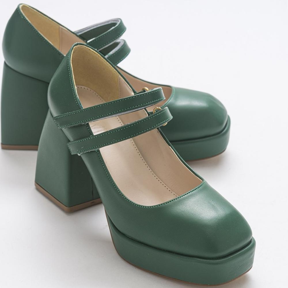 

Зеленые женские туфли на каблуке 2023 Туфли-лодочки Мэри Джейн Ретро Винтаж Платформа Дизайнерская вечеринка Высокий каблук для женских сандалий Элитный бренд