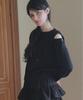 KOOLKITTEN Diagonal Whisper Shoulder Knit