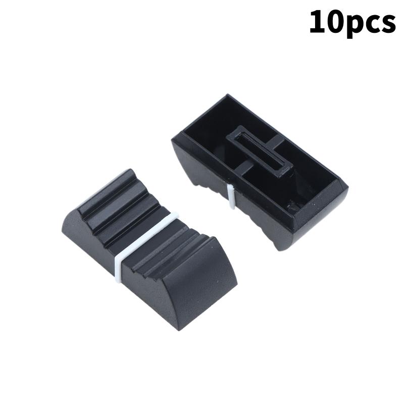 10 Stück 1x8 2x4mm Mixer Elektronische Tastatur Schiebepotentiometer Kunststoffkappe Fader-Kappe Knopf Druckknopf Buchse Druckkappe