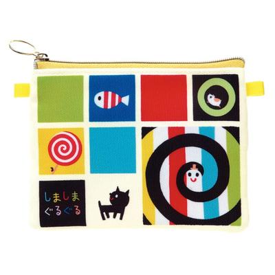 Gakken Stafle Striped Tissue Pouch F14022