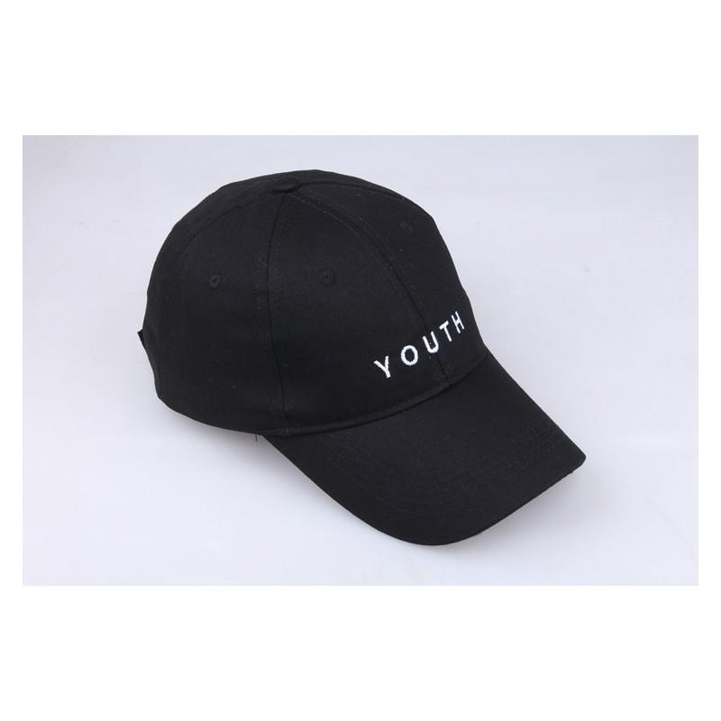Youth Letter Embroidered Baseball Cap For Outdoor Casual Wear