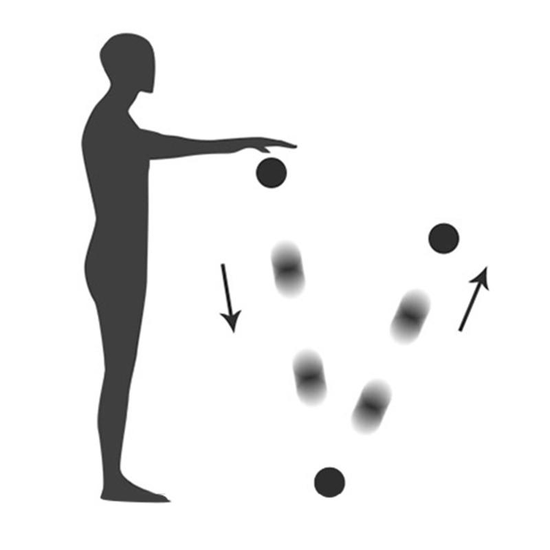 Massage Ball Yoga Fascia Rubber Round Ball Foot Massager for Muscle Relaxer All Age Yellow