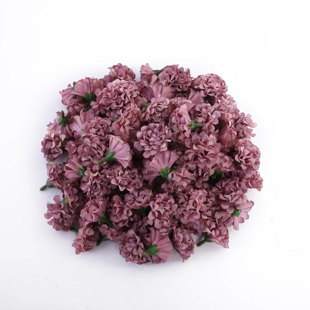 20/30 Pièces Têtes de Fleurs Artificielles Faux Fleurs en Soie Fête Jardin Mur Décoration de Pièce Maison Bricolage Décoration de Mariage Accessoires de Couronnes