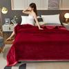Thick Spring and Autumn Milk Velvet Blanket Summer Air Conditioning Blankets Home Solid Color Machine Washable Cover Blankets