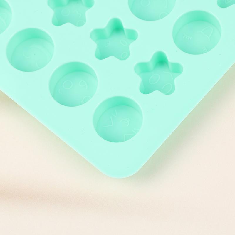 Mini Pentagram Silicone Chocolate Mold Jelly Block Bar Mold Kitchen Baking