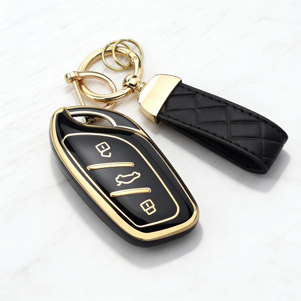 3 Buttons Car Key Case Protector For Mg4 Ev Mg5 Mg6 Mg Hs Zs Ev Gt Zx For Roewe I5 Rx5 Erx5 I6 Rx3 Rx8 Soft Tpu Key Fob Cover