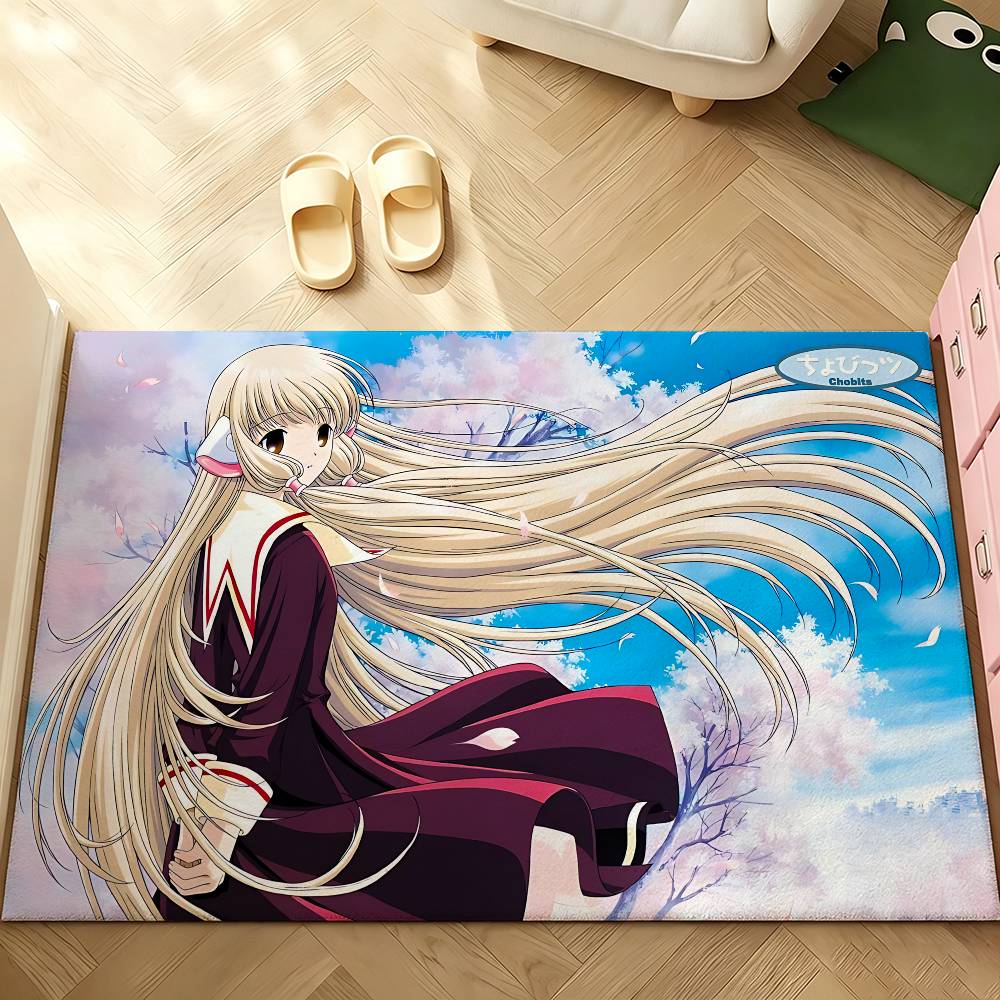Anime C-chobits Carpet Bathroom Anti-slip Mat Door Mat Home Decoration Mat Entrance Door Mat Scratch-resistant Door Mat