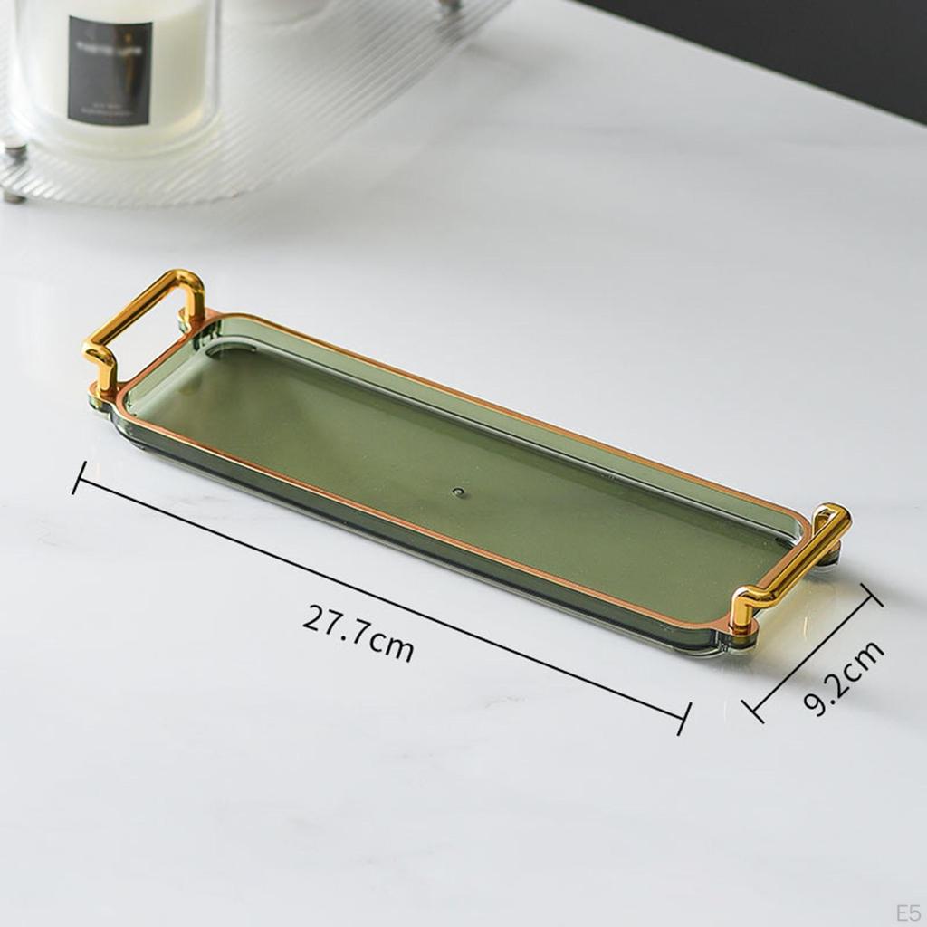 Elegant Serving Tray with Handles for Entertaining and Home Decor