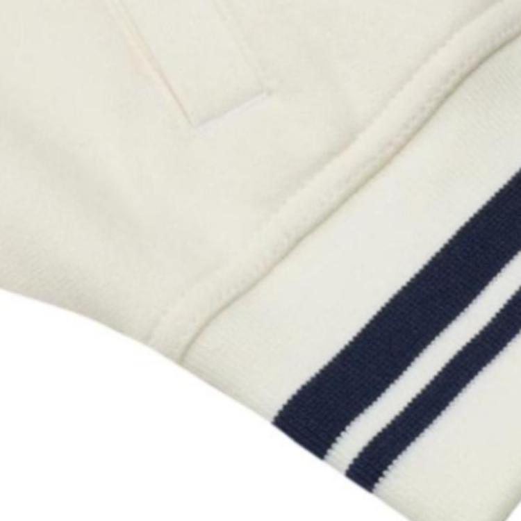 Reebok Color Block Sports Casual Knit Full-Zip Jacket Women Jackets Off-White 24SRC102WGW2