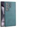 High-end Cowhide Leather Phone Case for Samsung Galaxy S26 Ultra S25 S24 S23 S22 A57 Camera Lens Protection Luxury Soft Cover