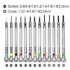 Conjunto de 13 Chaves de Fenda de Precisão 0,6-2,0 mm Aço de Alta Dureza Fenda/Phillips Kit de Chaves de Fenda para Relojoeiros Ferramentas de Reparo de Relógios