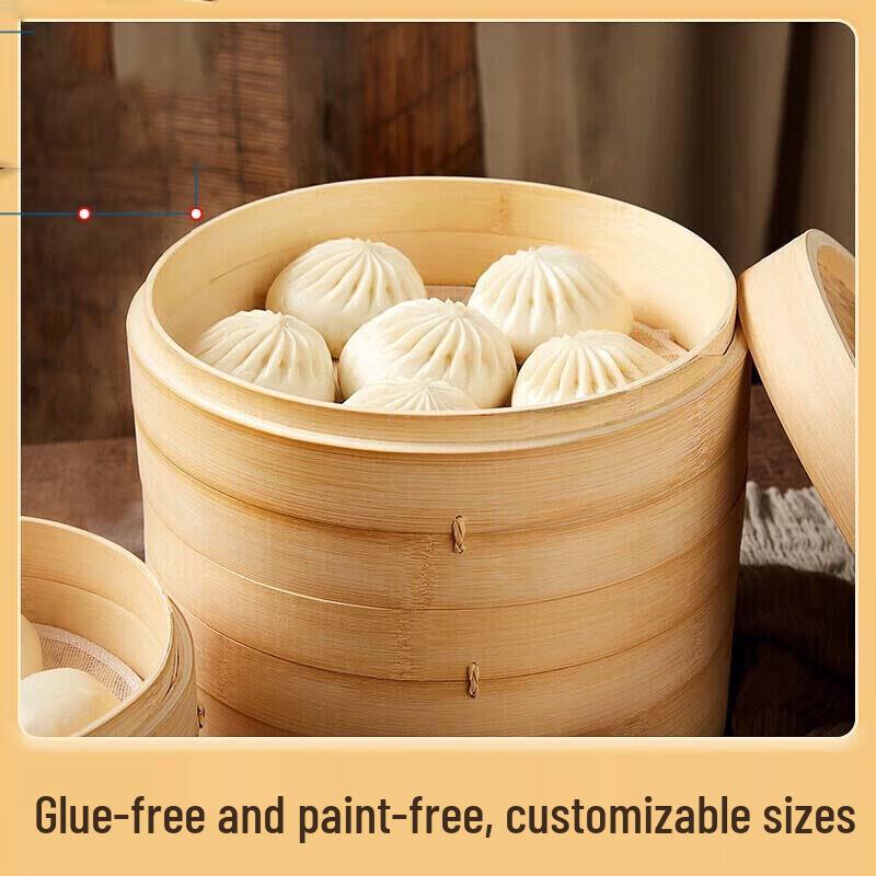 Traditional Bamboo Steamer Set