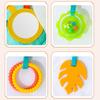 Baby Car Seat Toys Baby Hanging Toys Stroller Crib Gym or CarSeat with Teether Rattle & Tummy Time Mirror Sensory Toys Gifts