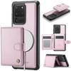 For Samsung Galaxy S20 Ultra Case JEEHOOD J09 RFID Blocking Card Holder Leather Back Phone Cover Magnetic Case