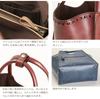 Sakura Tote Made In Genuine Leather Cowhide Botanical Design Bag, Japan, Women's, Handbag, Leather, (Navy)