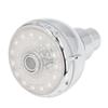 G1/2 Male Thread Shower Head Temperature Controlled 3 Color Changing Rainfall LED Fixed Shower Head