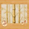 1pc Placemat Brown Bamboo Pattern Table Mat For Dining Table Kitchen Accessories Coffee Tea Coaster