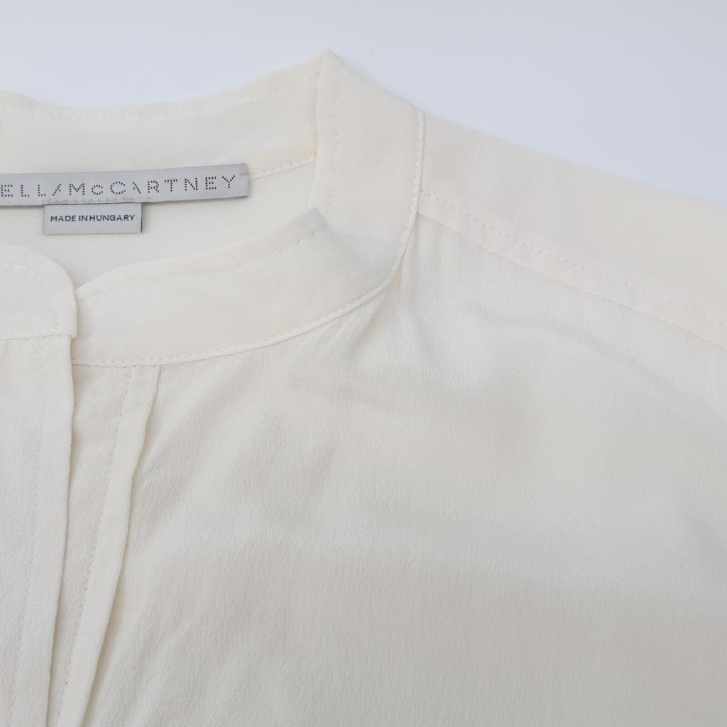 STELLA McCARTNEY White pullover silk shirt tops 36 whiteUsed