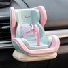 Doll Car Seat with Soft Furry Cushion Seat Cover Safety