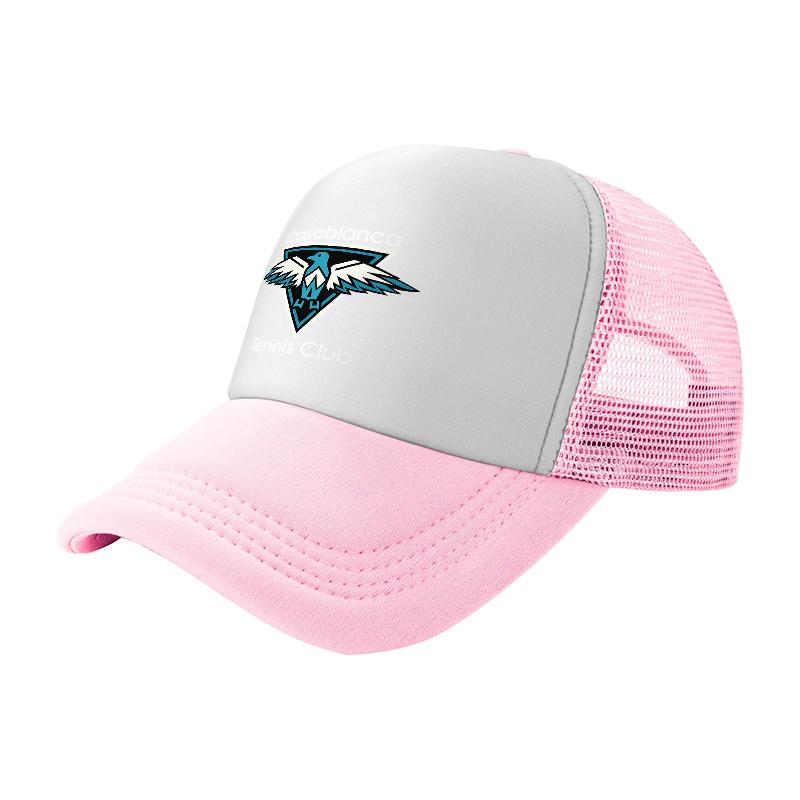 Spartan Eagle Logo Mesh Trucker Cap Breathable Adjustable Baseball Hat for Unisex and Women Outdoor Sports Fashion Accessory