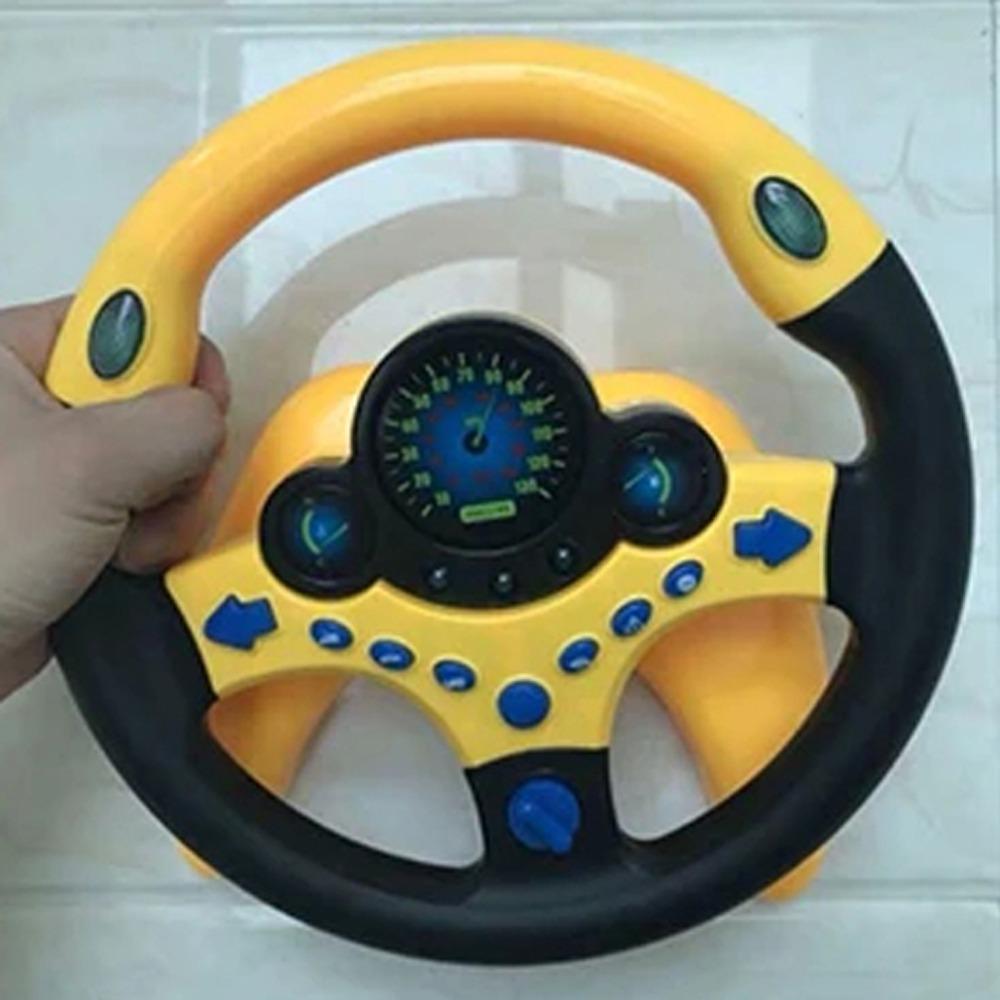 Multi Functional Simulation Steering Wheel Toys Montessori Simulate Driving Car Toy  Kids Toys