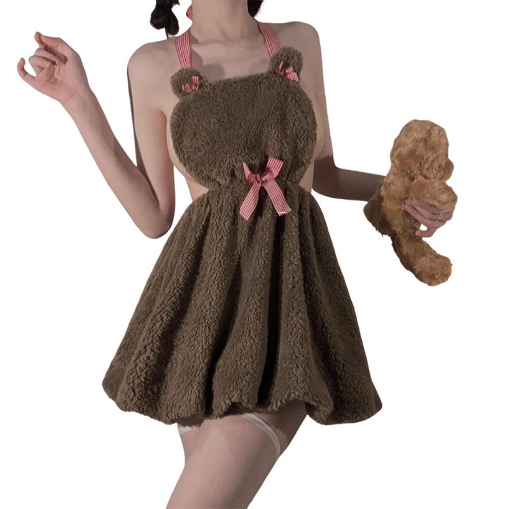 Xianyi Sexy Underwear Plush Backless Uniform Temptation Bear Two-dimensional Cute Maid Bed Free 576