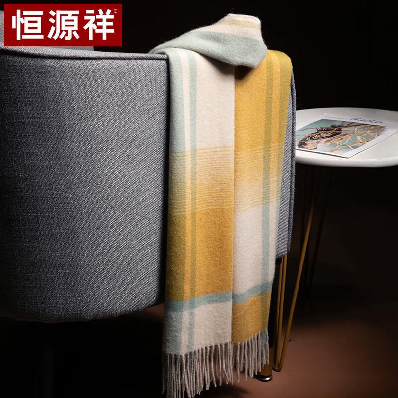 Hengyuanxiang 100% Cashmere Scarf for Women
