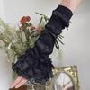 Thin Fabric Bowknot Arm Cuffs Bow Decorated Girls Arm Sleeves Cute Ballet Sleeve Covers  Cosplay