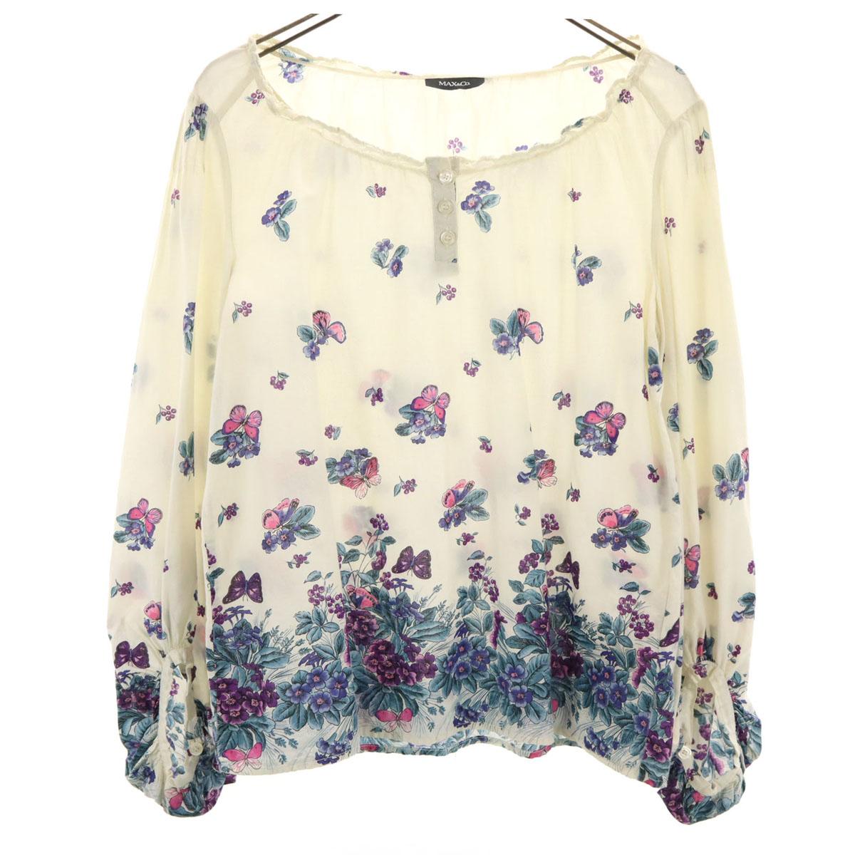 

MAX&CO С длинным рукавом Размер 44 Слоновая кость система Женский Б/у