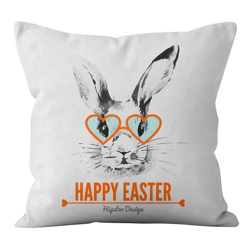 Easter Bunny Pillow Cover Home Pillow Cushion Cover