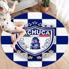 C.F. Pachuca Round Area Rug,Carpet Rug for Living Room Bedroom Sofa Playroom Decor,Non-slip Floor Mat