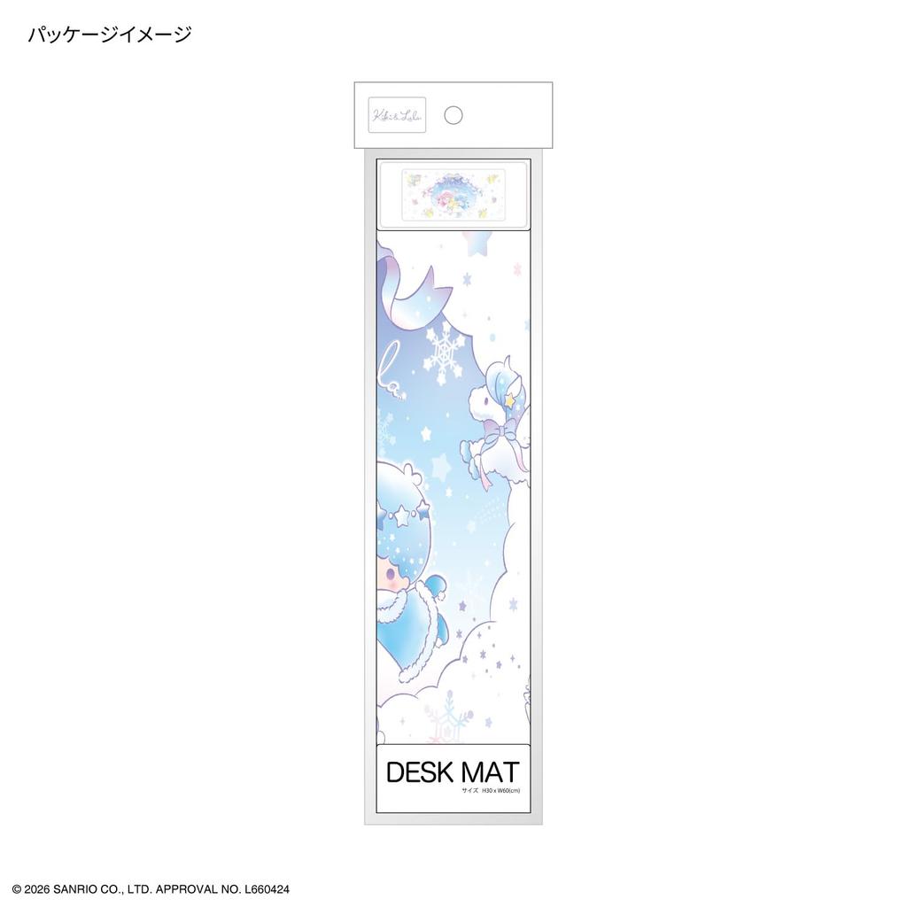 Gourmandise Little Twin Stars Desk Mat Snow Lantern Fantasy - SANG-603A