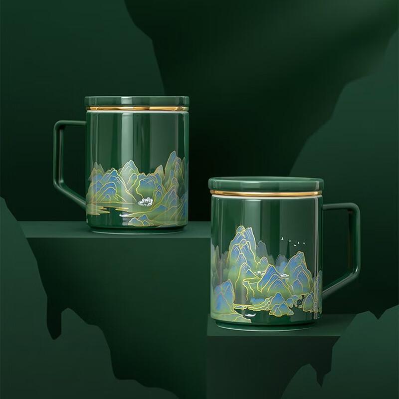 Forbidden City A Thousand Li of Rivers and Mountains Heat-Sensitive Teacup