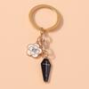 Gothic Alloy Cross Coffin Key Chain Steampunk Keyring Pendant for Car Key Holder Men Women Handbag Decor Jewelry Gift