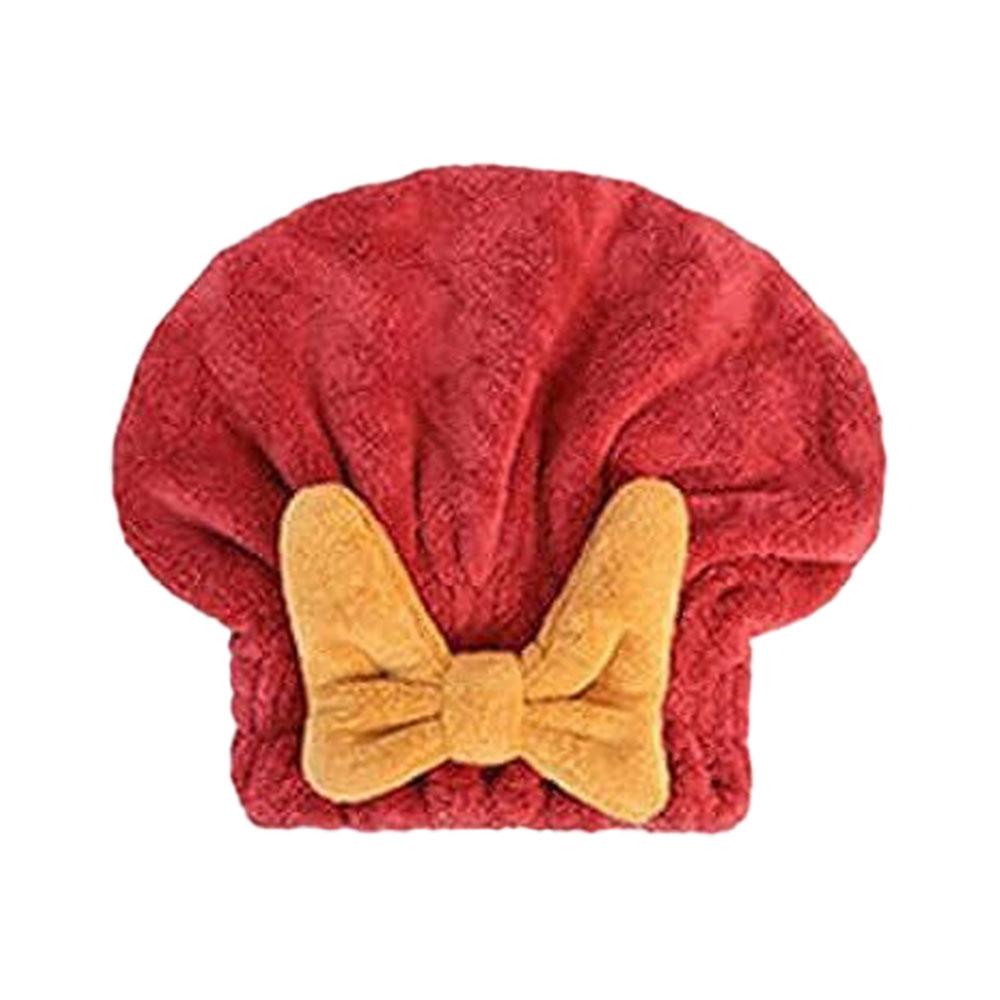 FASHION Lovely Little Bear Hair Drying Cap Towel Microfiber Quickly Dry Hair Shower Hat Wrapped Towels Bathing Cap Bathroom Accessories