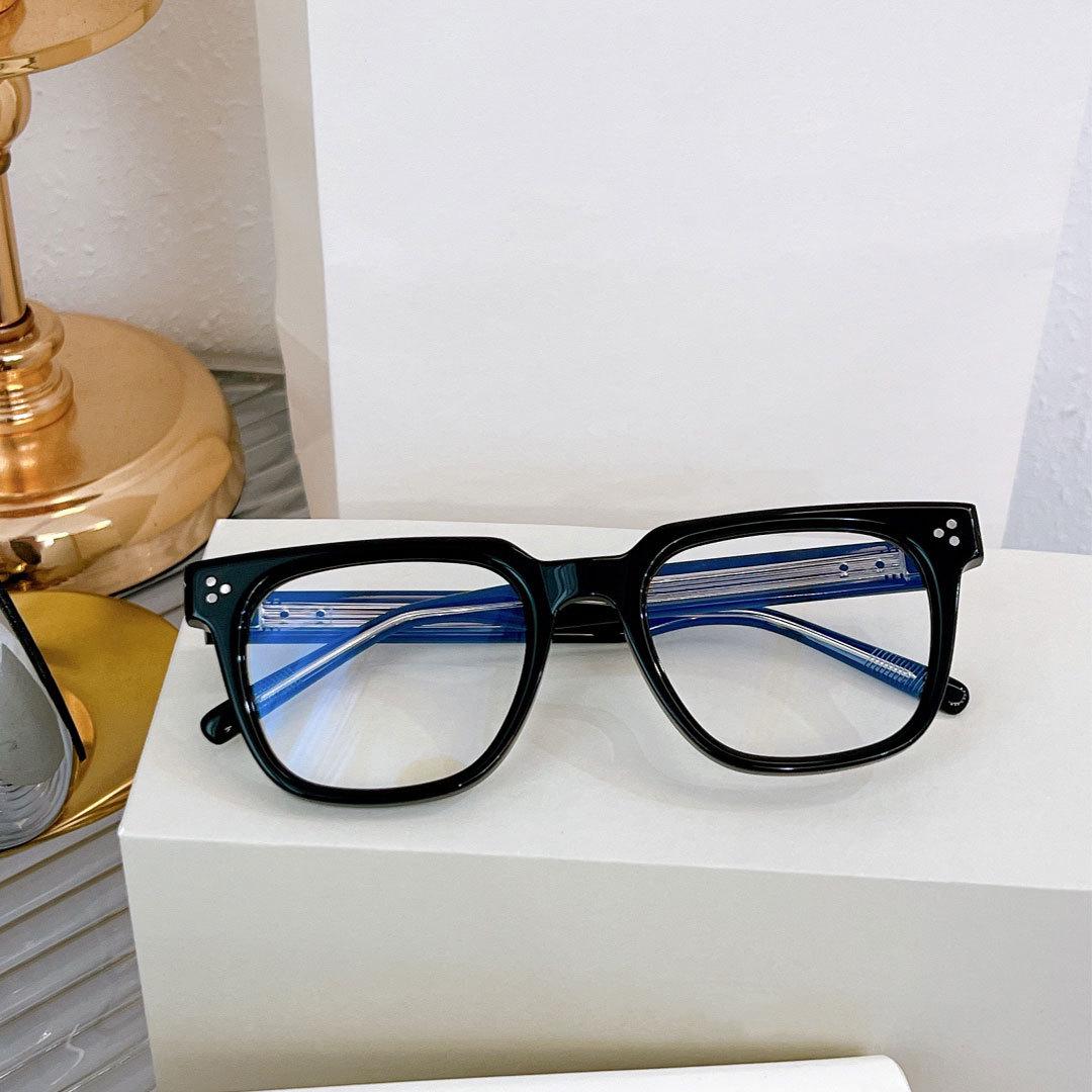 

2024 Monaco Fashion Большие квадратные очки с защитой от синего света - Высокое качество