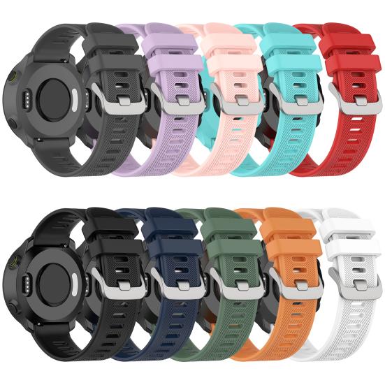 20 mm pulksteņa siksna, ūdensizturīga, viegli uzstādāma, elpojoša, maināma sporta rokas pulksteņa siksna, kas paredzēta Garmin Forerunner158/55