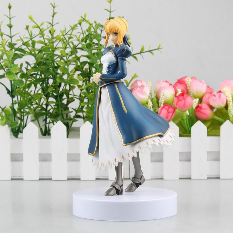 19CM Anime Fate/Stay Night Altria Pendragon Model 1/7 Dress Model Toy Gift Collection Action Figure PVC Perfect Gift