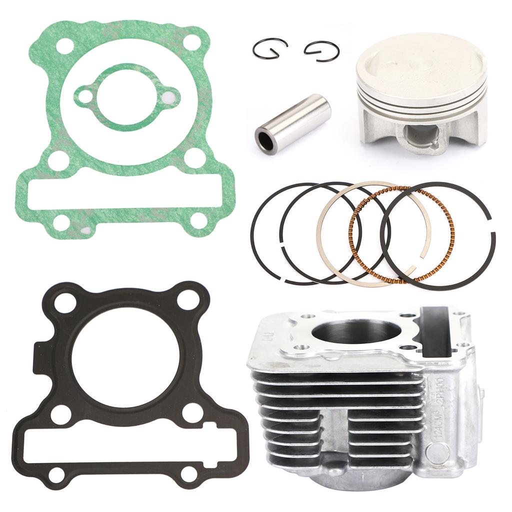 Cylinder Piston Gasket Kit 52.4mm Fit for Yamaha MIO M3 / MIO I 125 / LTS125
