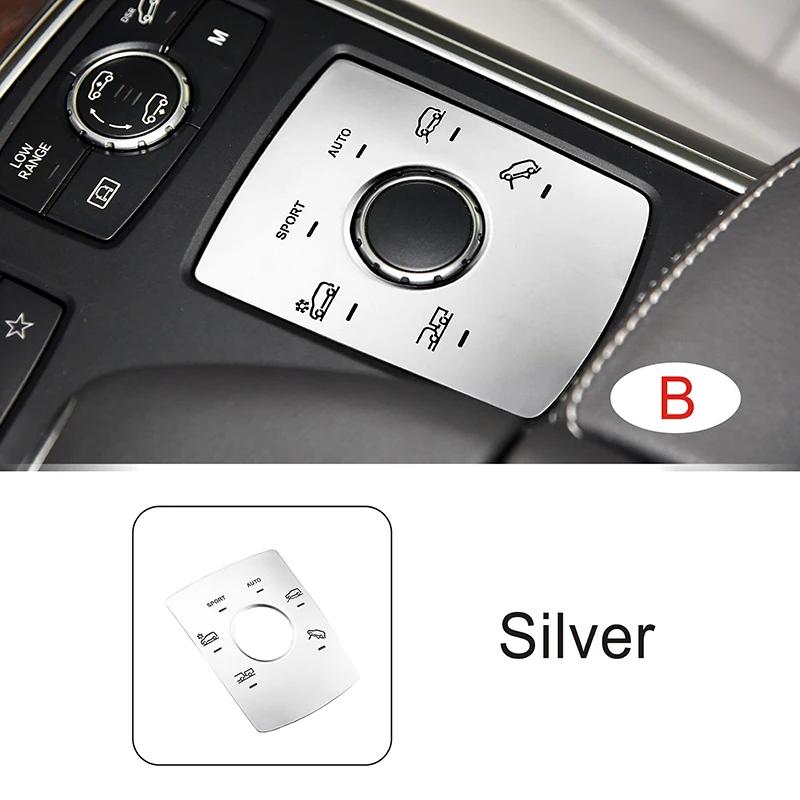 For Mercedes Benz ML W166 GL X166 GLS GLE Car Console Sport Driving Mode Button Panel Cover Sticker Interior Accessories Decals
