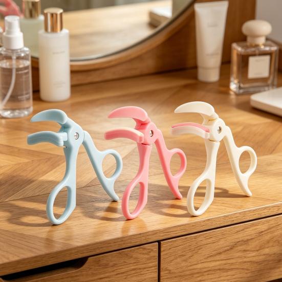 Dames Wimpertang met Ergonomisch Handvat Natuurlijke Langdurige Professionele Wimpertang Krultangen Mini Nauwkeurige Controle Wimpertang