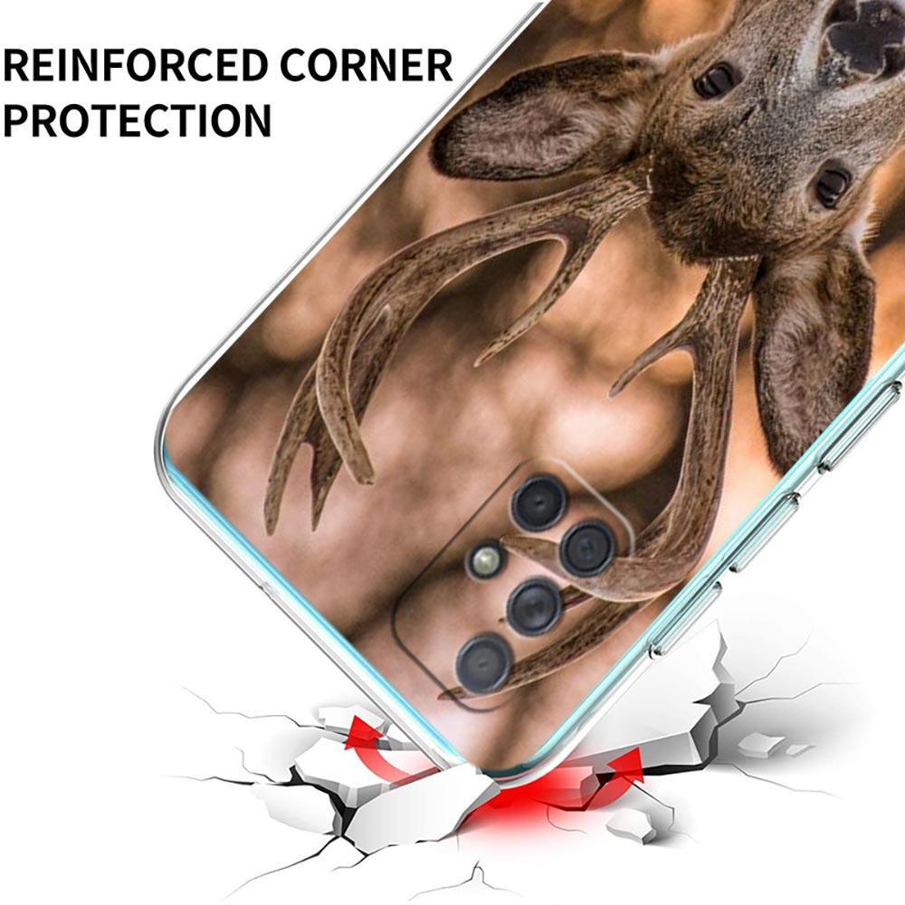 Deer Hunting Camo Phone Case For Samsung Galaxy A51 A71 A21S A12 A11 A31 A41 A01 A03S A22 A13 A33 A73 A53 A52 A32 5G A23 Cover