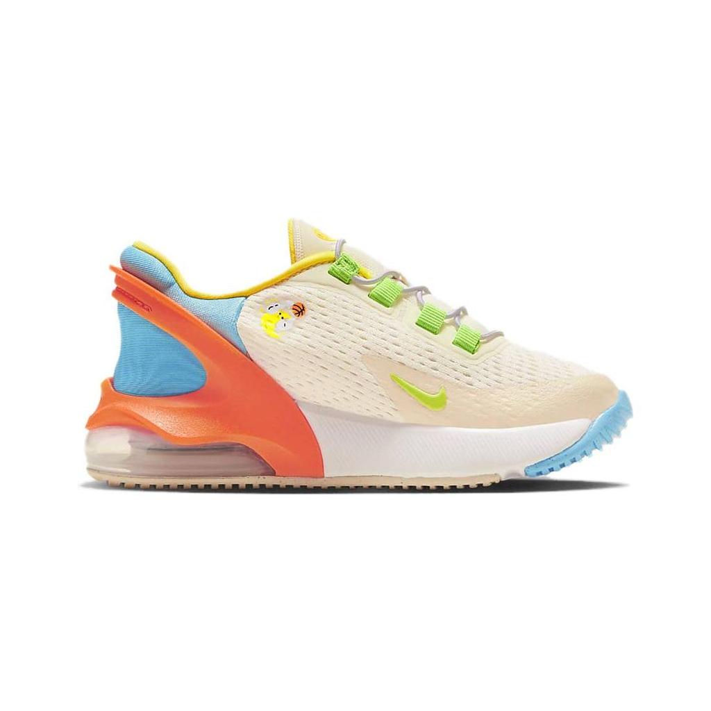 Nike Air Max 270 Comfortable Versatile Low-Top Kids Casual Shoes Kids sneaker White Blue Orange FN9931-141