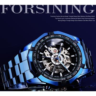 Fully Hollow Men's Fully Automatic Mechanical Watch Men's Watch Steel Band Watch Watch