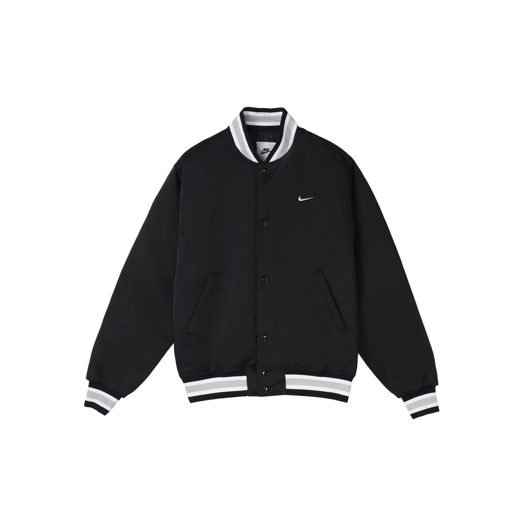 Nike Sportovní bunda Authentics Dugout Jacket (Velikost Asie) Černá/Bílá Pánská Streetwear DX0659-010