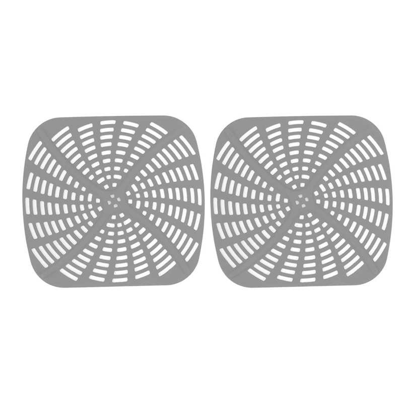 2pcs Fryer Reusable Silicone Liner Scratch Resistant Fryer Liner Mat Foodi AG301 Fryer