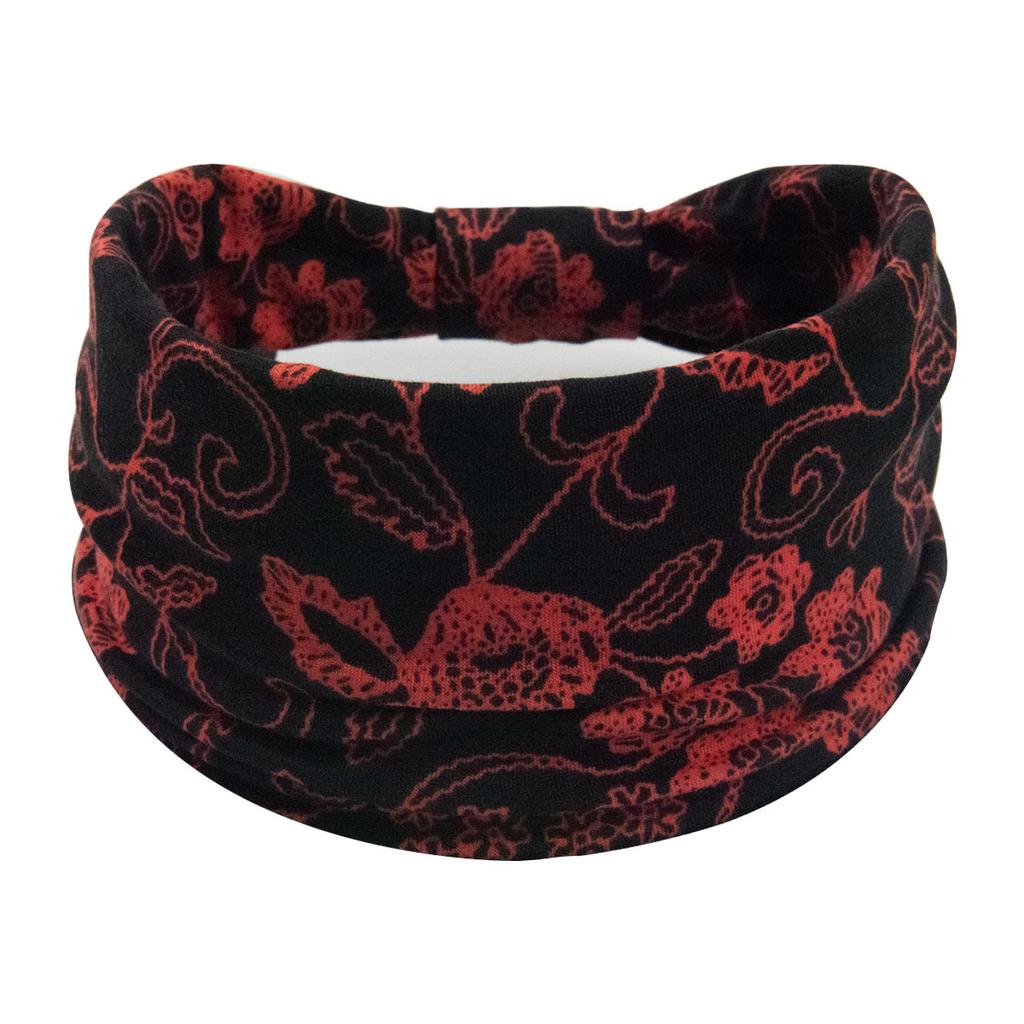 Bohemian Cashew Yoga Übung Stirnband Anti Schweiß und Feuchtigkeit Absorbieren Elastische Baumwolle Stirnband Knoten Stirnband