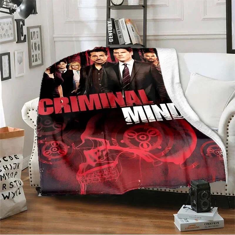 New Sofa Bed Blanket Soft Warm Criminal Minds 3D Print Blanket Cover Fleece Throw Blanket Adult Children's Blanket