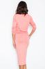 Loose Casual Dress - Viscose Dress - Coral Dress M246 Size