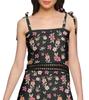 Moomaya Printed Adjustable Shoulder Strap Women Casual Sleeveless Long Dress
